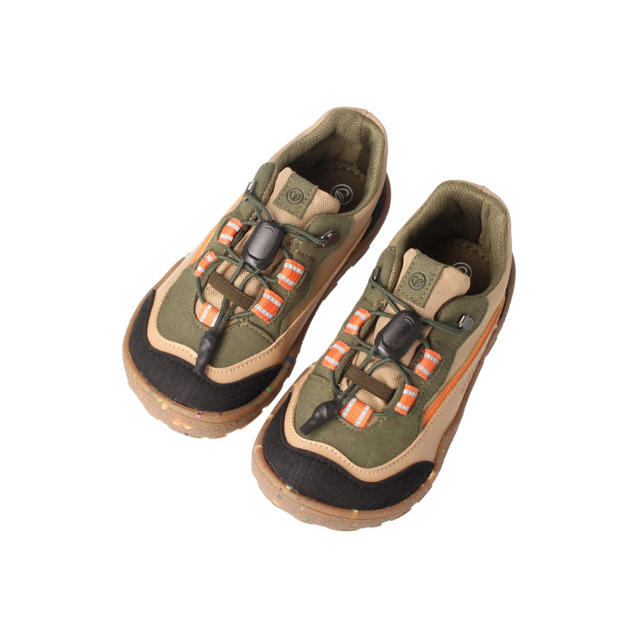 Blifestyle LandschildkrötenStyle Tex Khaki Barfuß-Wanderschuh für Kinder