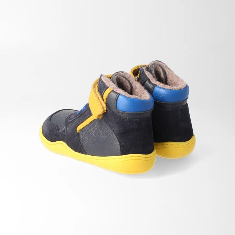 Warmer Kinder Barfußschuh mit Wollfutter