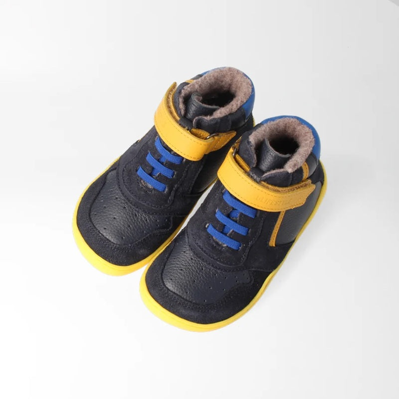Warmer Kinder Barfußschuh mit Wollfutter