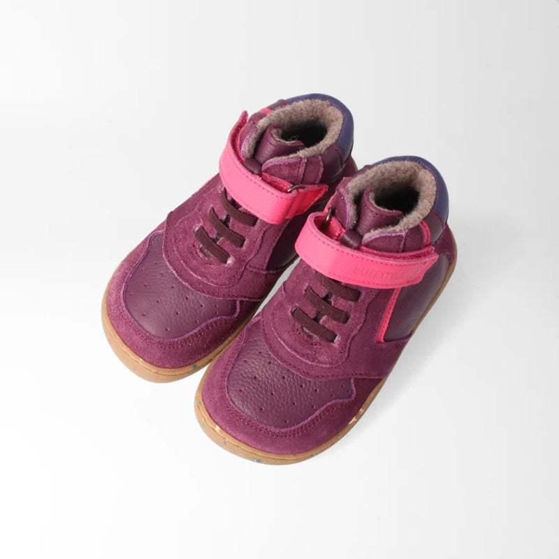 Warmer Kinder Barfußschuh mit Wollfutter