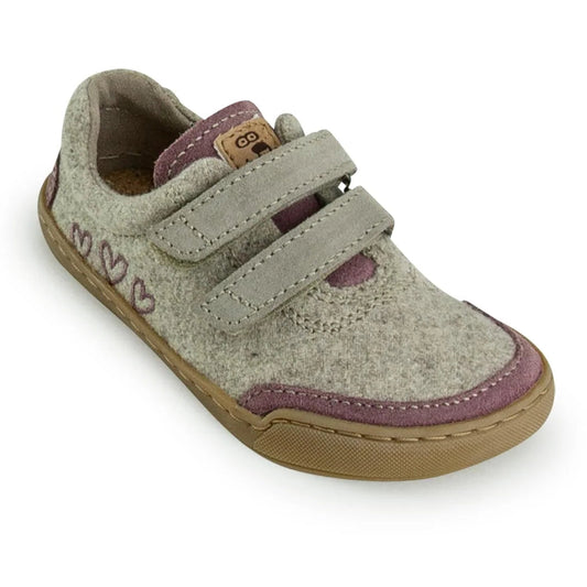 DOGHAMMER Kids Terrar Wool Blueberry – Barfußschuh für Kinder aus Merinowolle