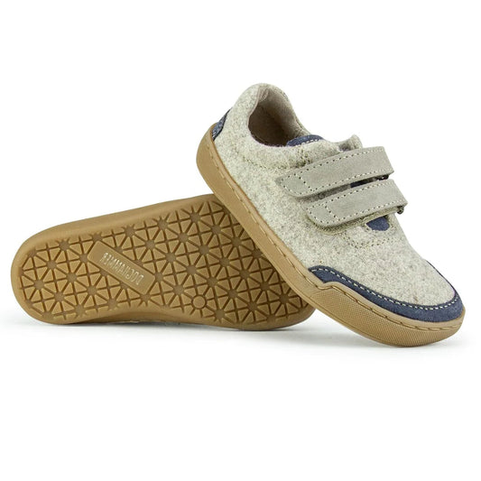 Doghammer Kids Terrar Wool Indigo Barfußschuh aus Merinowolle für Kinder