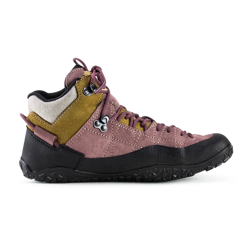 Terrar Rock High WP Blueberry Barfußschuh Seitenansicht