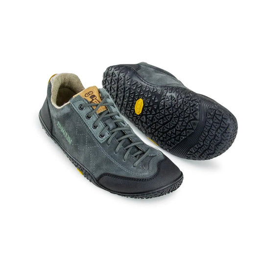 Doghammer Terrar Rock Wool Dark Grey Barfuß-Wanderschuh mit Vibramsohle