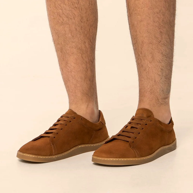 El Naturalista Origen Nobuck Lavado Cuero – minimalistischer Barfuß-Schnürschuh
