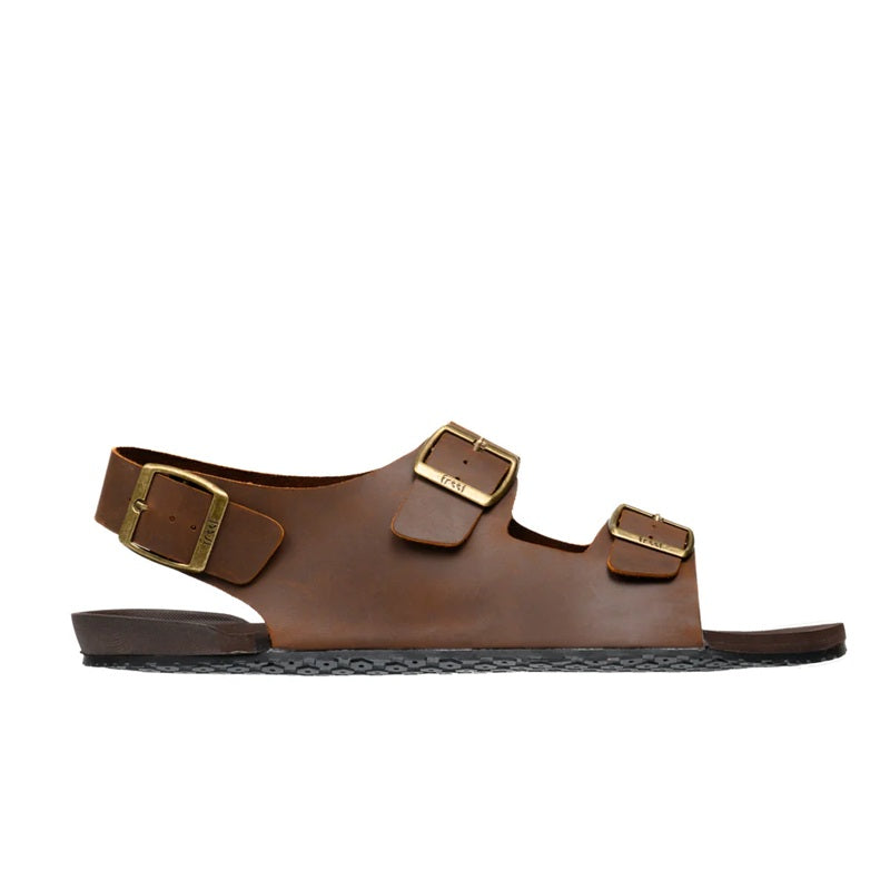 Freet Salcombe Brown Leder-Barfußsandale