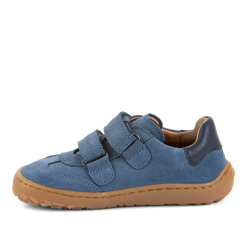 FRODDO Barefoot F-Motion Denim – sportlicher Barfuß-Ledersneaker