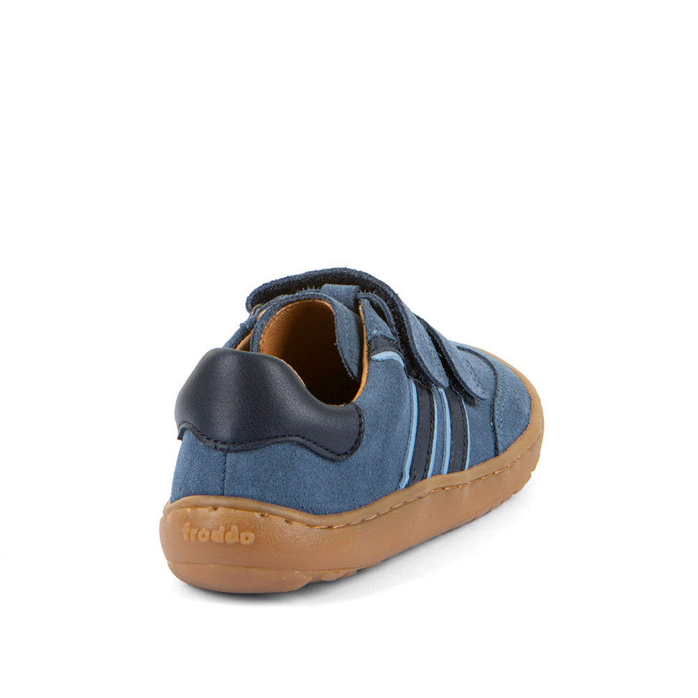 FRODDO Barefoot F-Motion Denim – sportlicher Barfuß-Ledersneaker