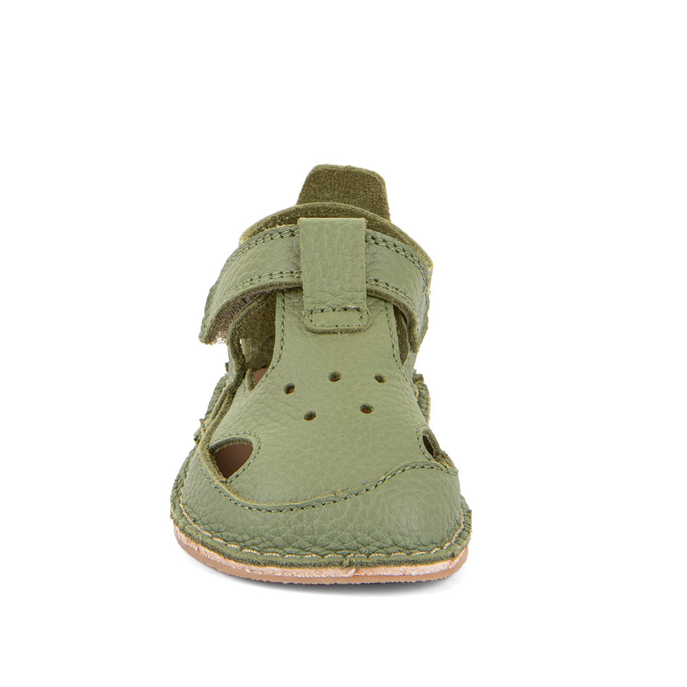 FRODDO Barefoot Stap Olive – Barfuß-Lederschuh