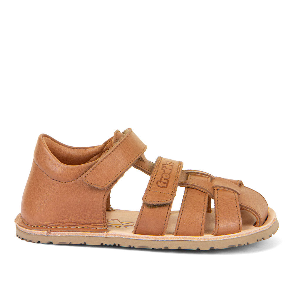 Kinder-Barfuß-Sandale Froddo Flexy F Brown aus Terracare® Leder