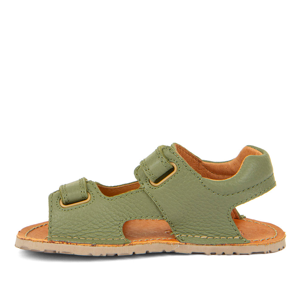Chromfrei gegerbtes Leder der Froddo Barefoot Flexy Mini Olive