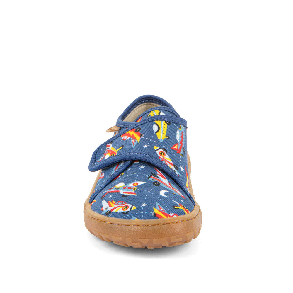 FRODDO Slippers Blue Electric – bequemer Barfuß-Hausschuh