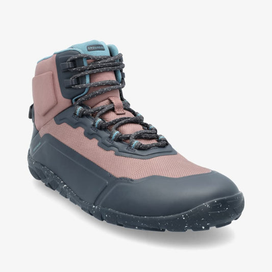 Groundies All Terrain High 2.0 MAuve Ink Barfuß Wanderschuh