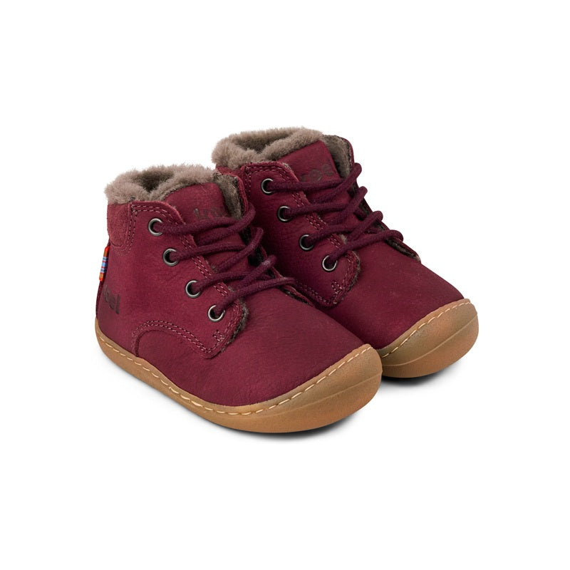 Koel Bill Lambswool Bordo Barfußschuh