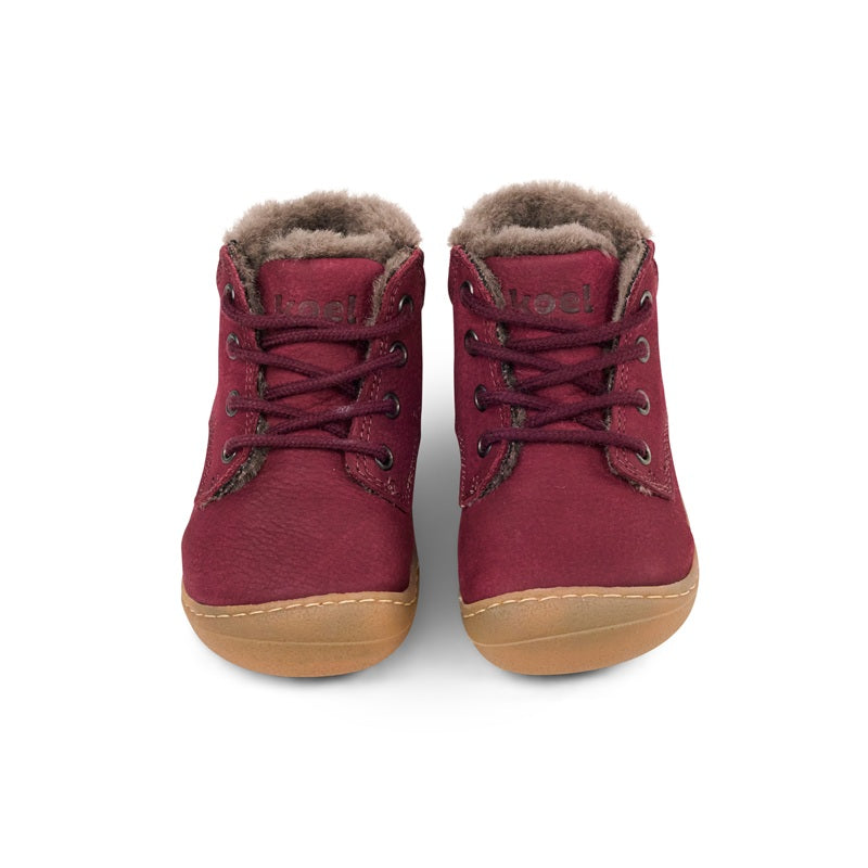 Warmer Barfußschuh aus Bio-Nappaleder
