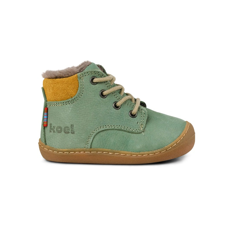 Koel Bill Lambswool Olive Seitenansicht
