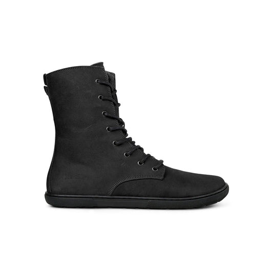 Warmer Barfußstiefel aus Nappaleder