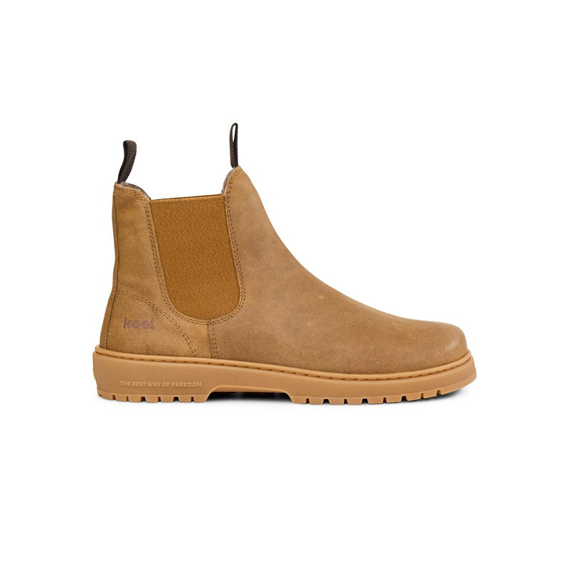 KOEL Gavien Suede Felt Gognac