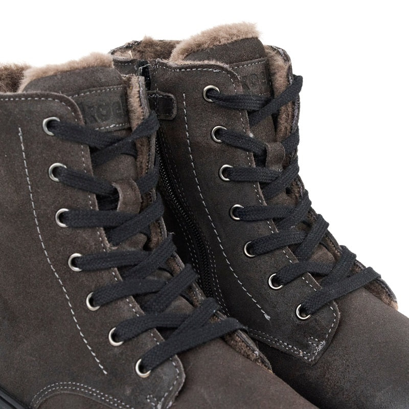 Koel Galyon Wool Dark Grey Detailansicht