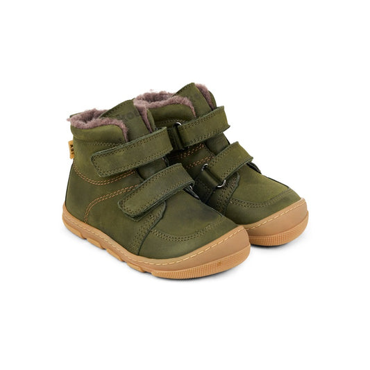 Koel Kasi Wool Khaki Barfußschuh Kinder