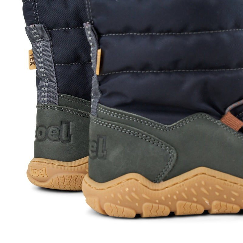 Robuster Barfuß-Winterstiefel mit Schafwollfutter