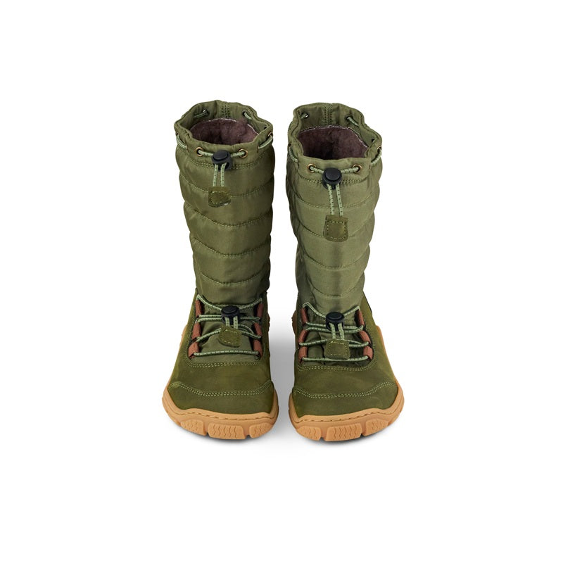 Robuster Barfuß-Winterstiefel mit Schafwollfutter