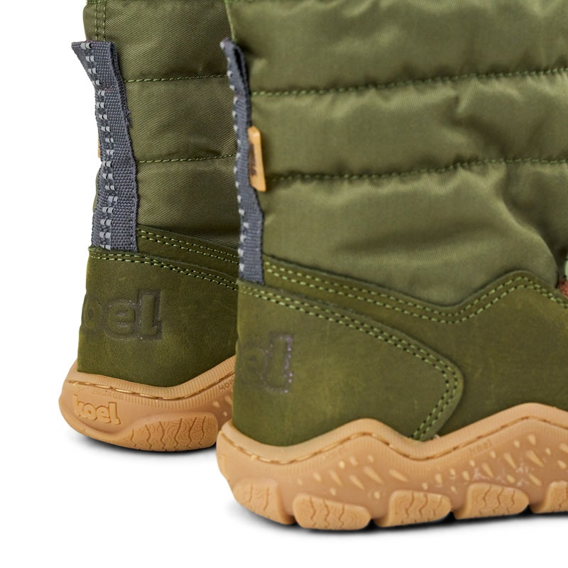 Robuster Barfuß-Winterstiefel mit Schafwollfutter