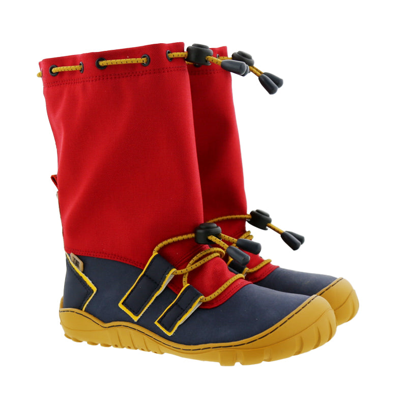 Koel Rana WP LEX Red Barfußstiefel - wasserdicht, Cordura, Lammfell, Kinder & Erwachsene

