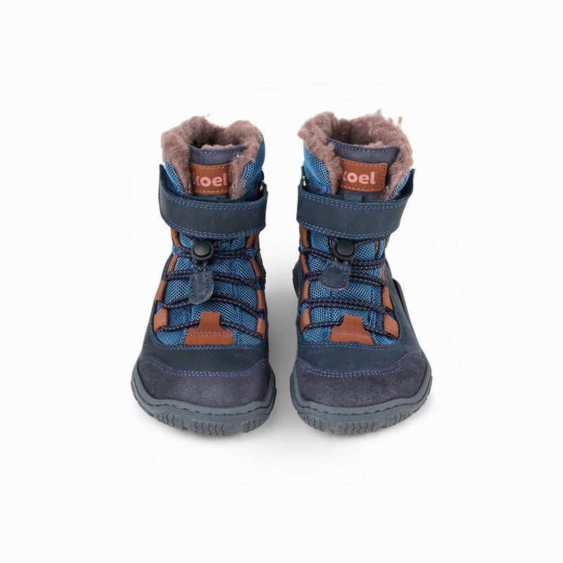 Robuster Barfuß-Winterstiefel mit Schafwollfutter