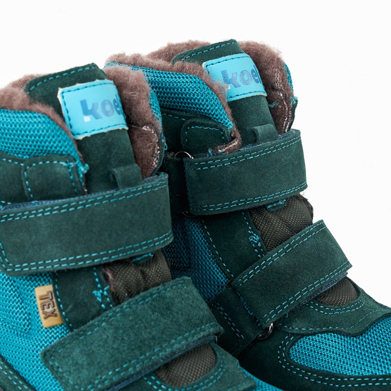 Robuster Barfuß-Winterstiefel mit Schafwollfutter