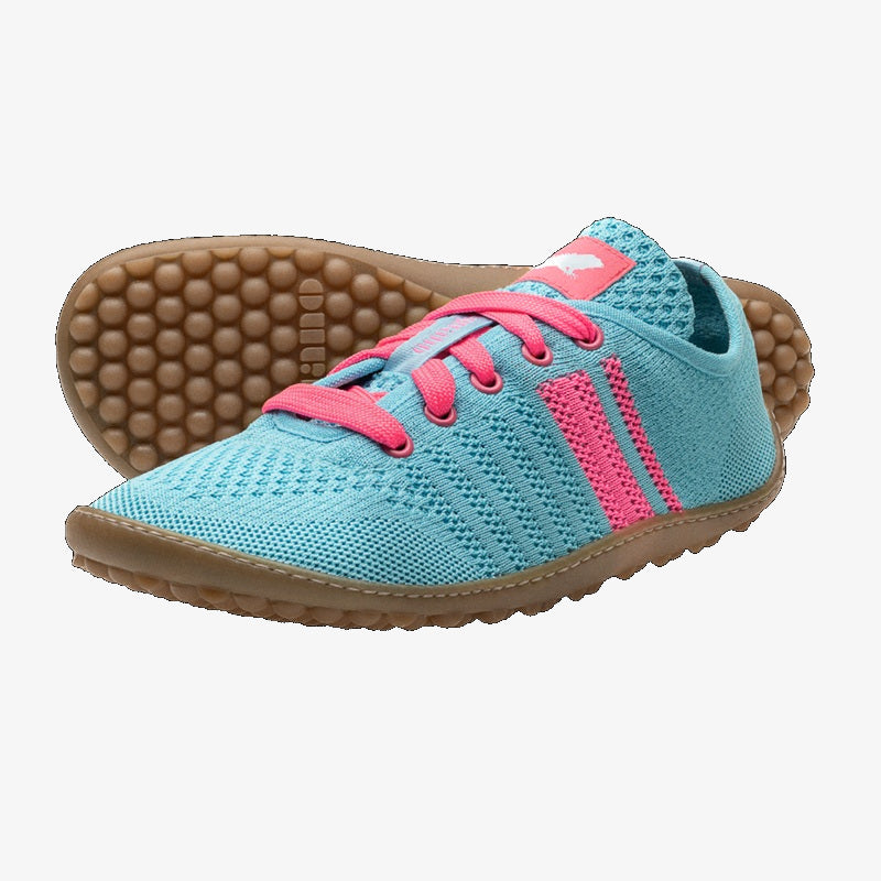 leguano caribeo rose Barfuß-Sneaker handmade in Germany