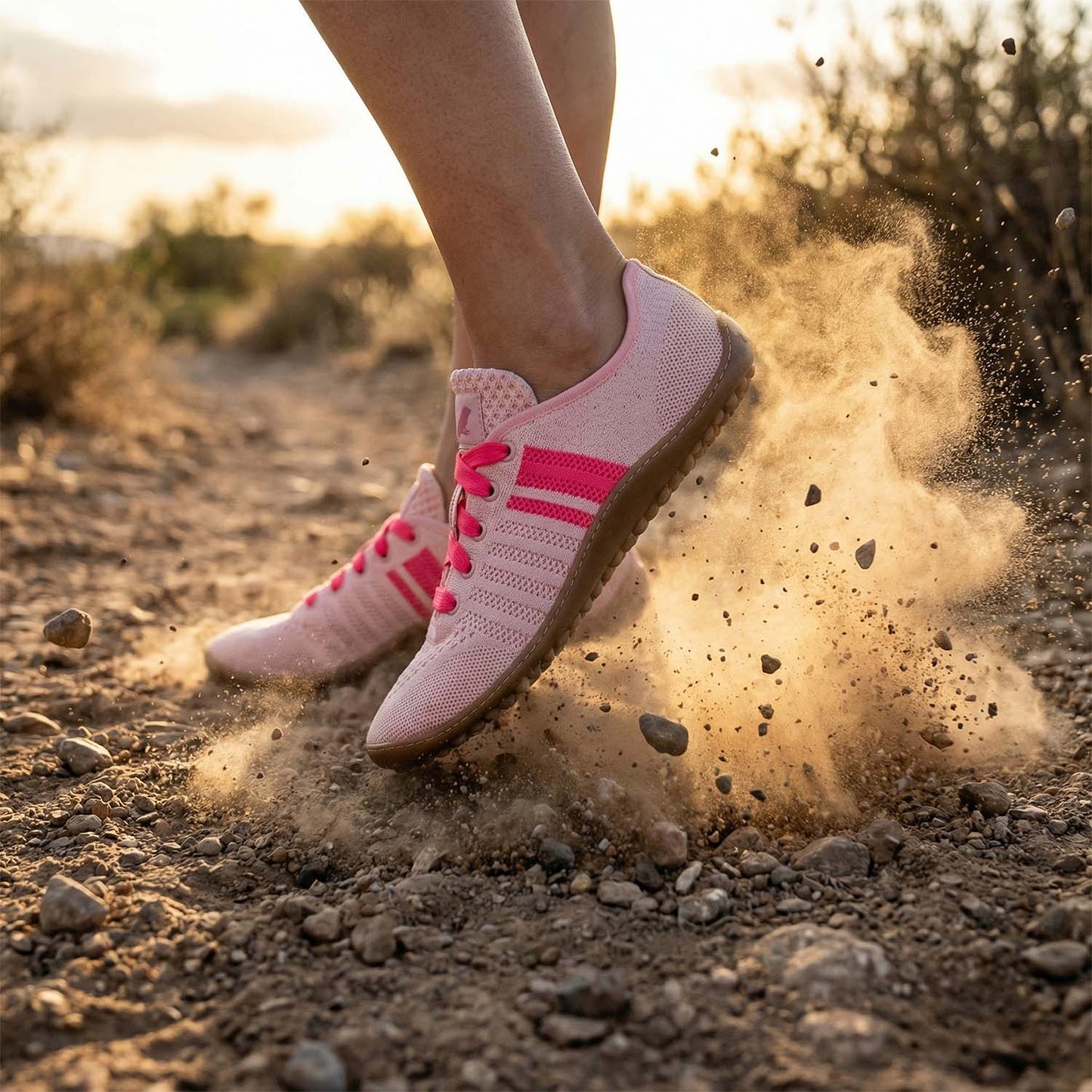 Leguano Caribeo Rose – federleichter Barfuß-Sneaker