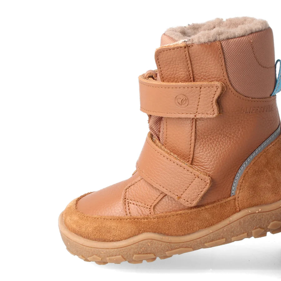 Blifestyle PolarfuchsStyle Tex Haselnuss - wasserfeste Barfußschuhe Kinder, Seite