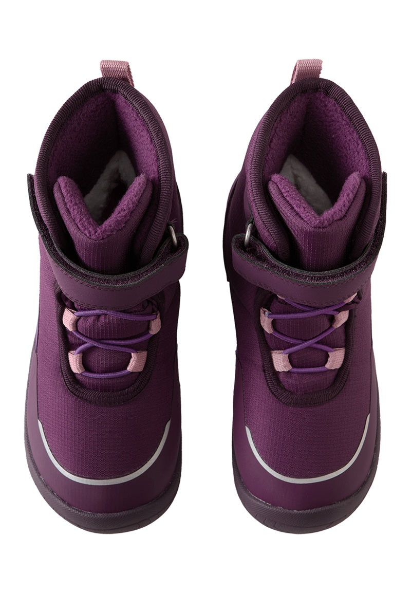 Reima Talvella Kids Deep Purple Barfuß-Winterstiefel