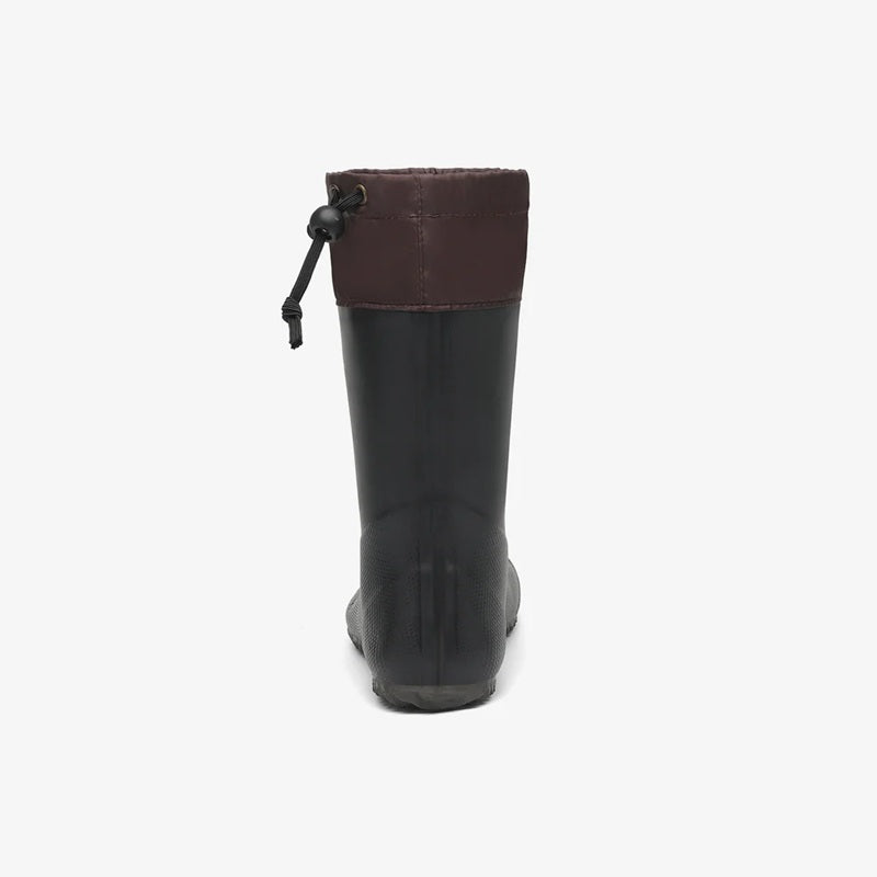 Saguaro Brisk I Black – faltbarer Barfuß-Gummistiefel