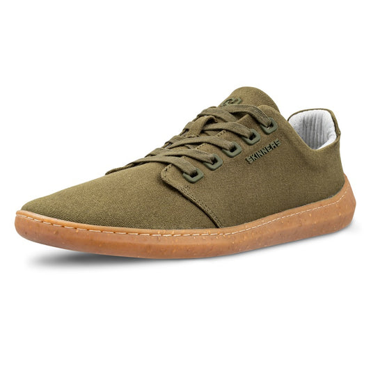 Skinners Wanderer II Military Green Barfuß Sneaker