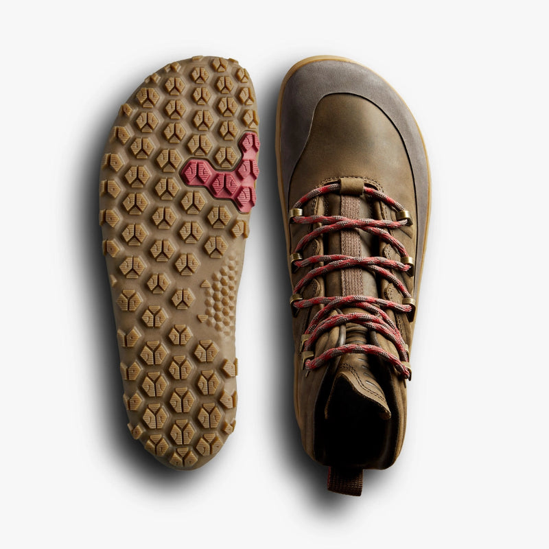 Barfuß Wanderstiefel Vivobarefoot Wildleder