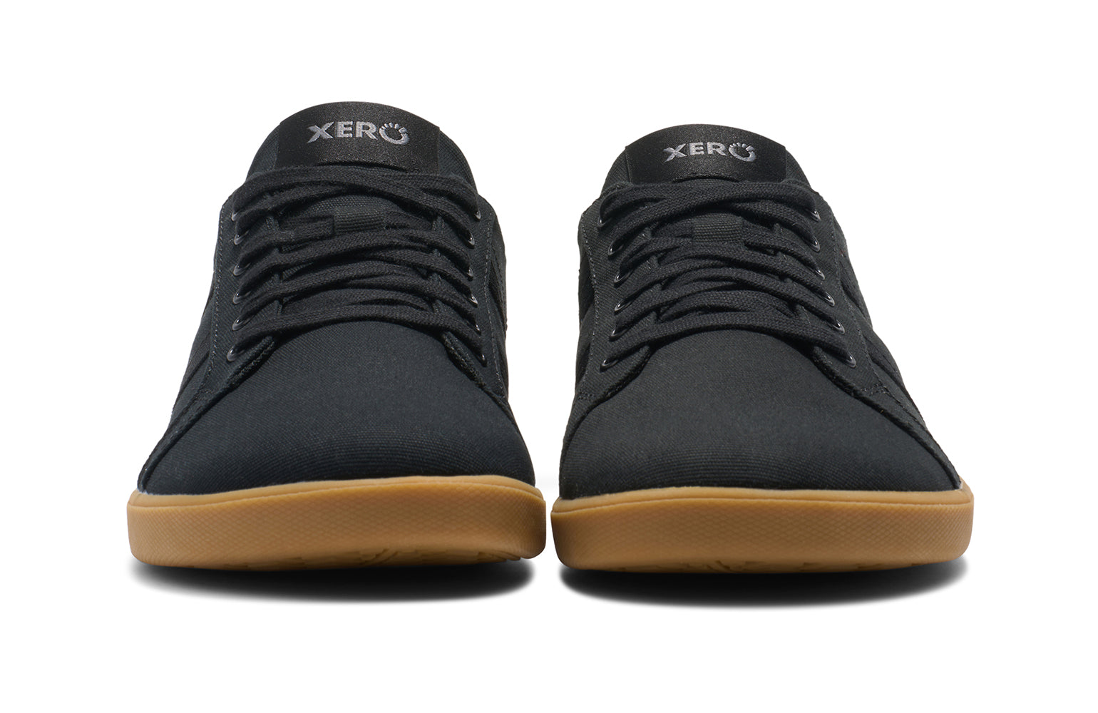 Baumwoll-Obermaterial des Xero Shoes Dillon Canvas Black Gum