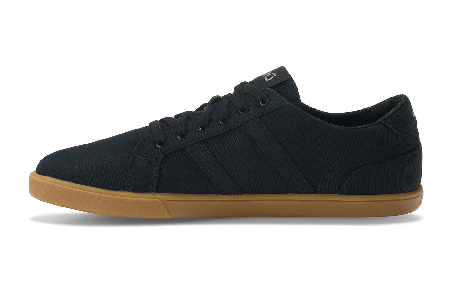 XERO SHOES Dillon Canvas Men Black / Gum – klassischer Barfuß-Sneaker aus Baumwolle