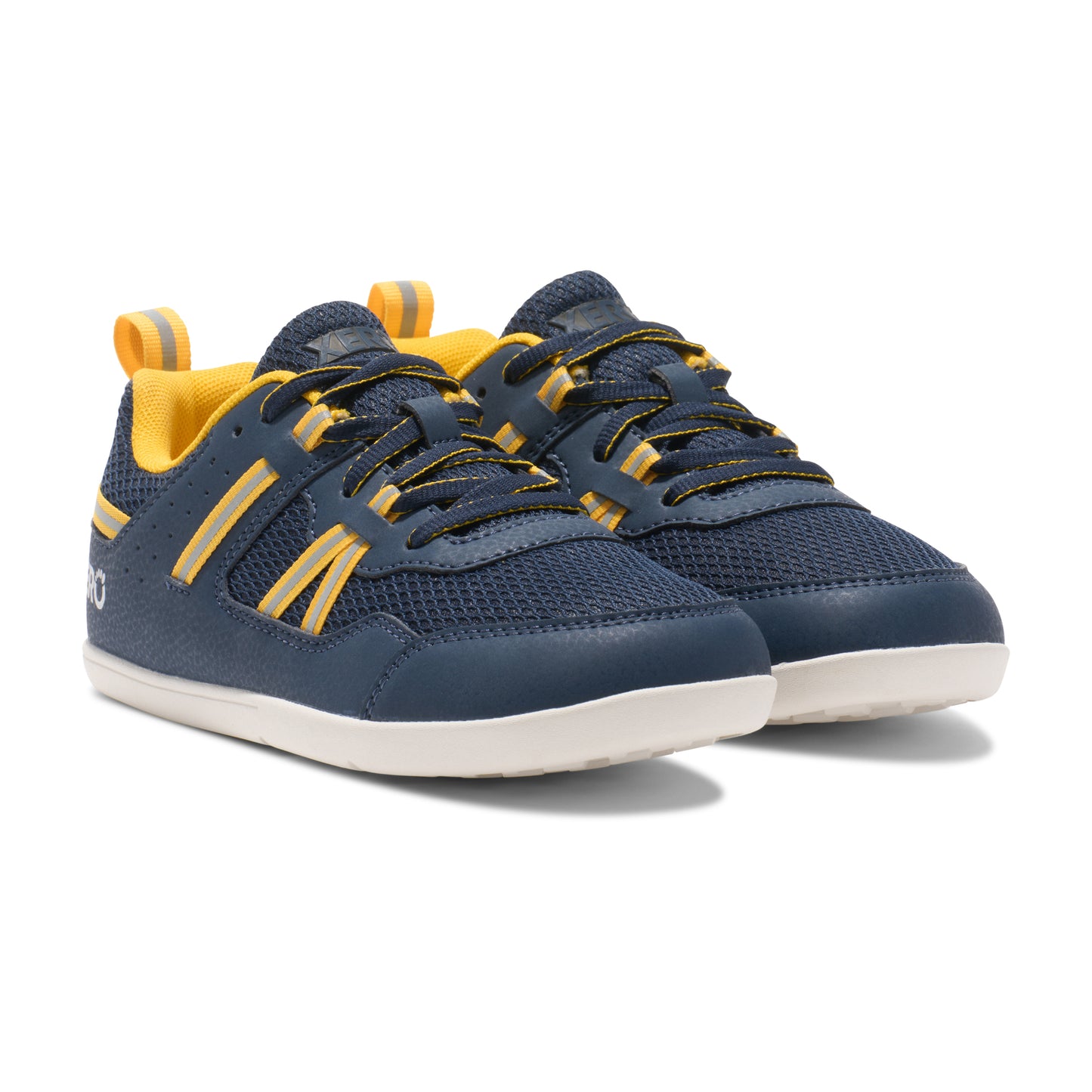 Xero Shoes Prio Big Kids Dress Blues Spectra Yellow Barfußschuh für Kinder
