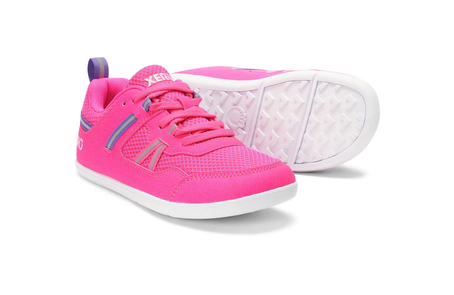 Spannriemen und atmungsaktives Mesh des Xero Shoes Prio Big Kids