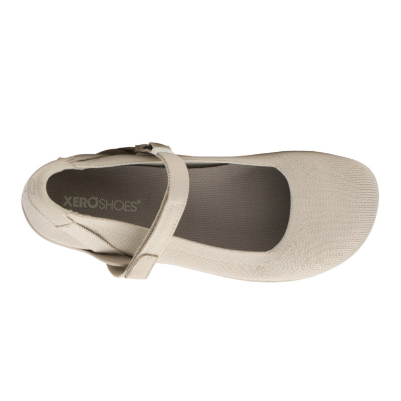 Xero Shoes Cassie Knit Stone – minimalistischer Mary Jane