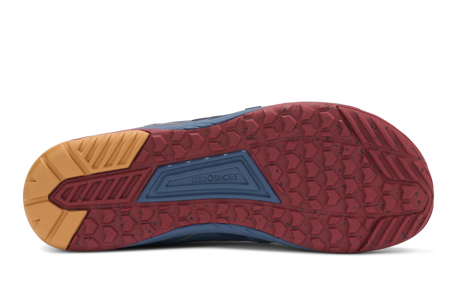 Griffige Außensohle des Xero Shoes HFS II Barfuß-Laufschuhs