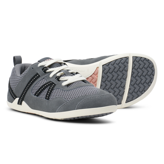 Xero Shoes Prio Steel Gray sportlicher Barfußschuh für Training und Alltag