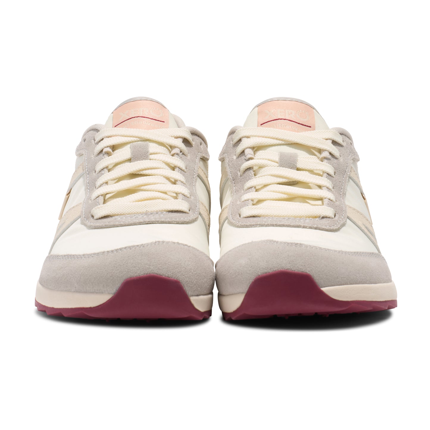 XERO SHOES Wynn Tan / Pink Sand / Red – retro-inspirierter Barfuß-Sneaker