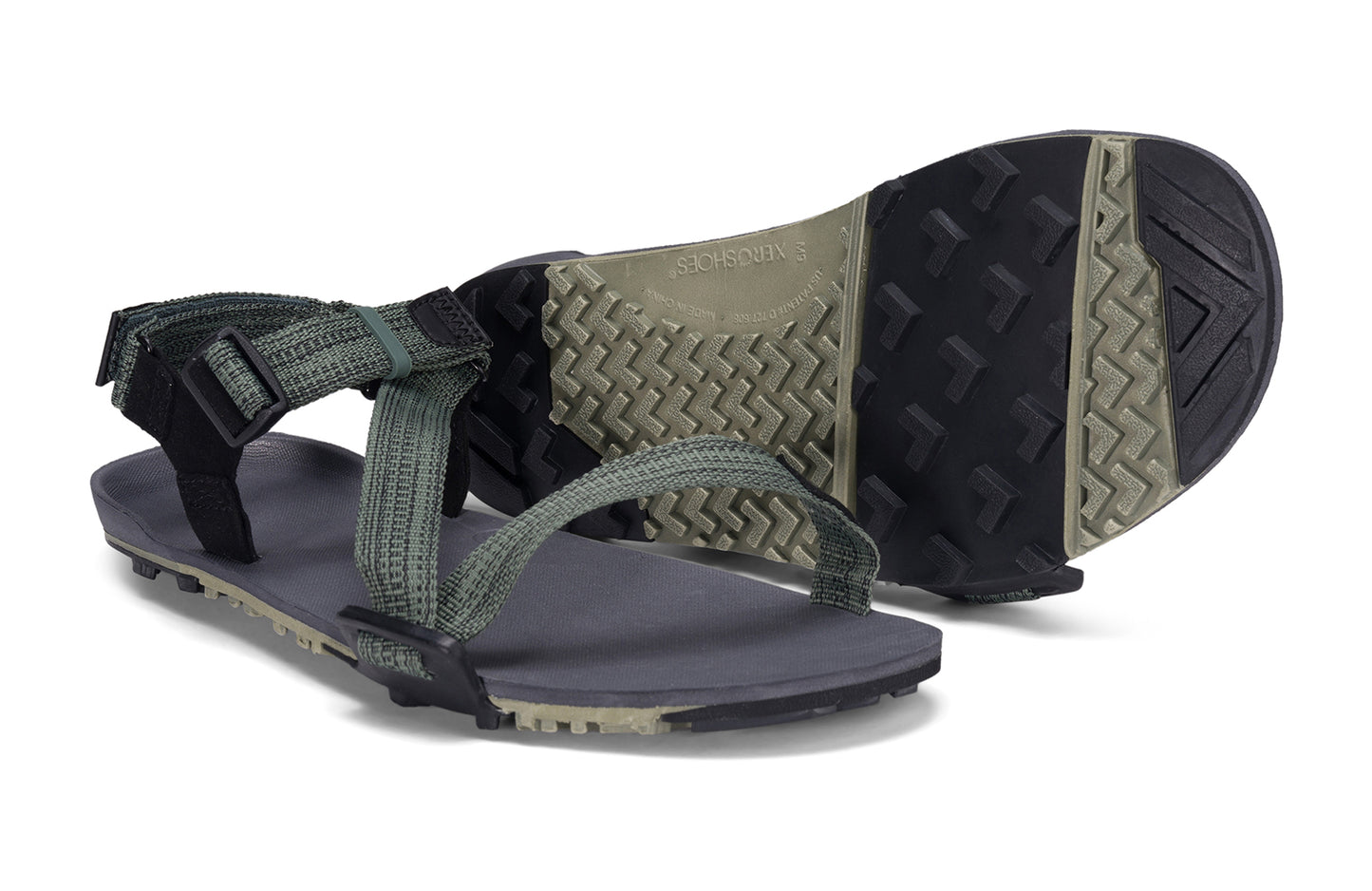 Schnell trocknendes Gurtband der Xero Shoes Z-Trail EV Deep Lagoon