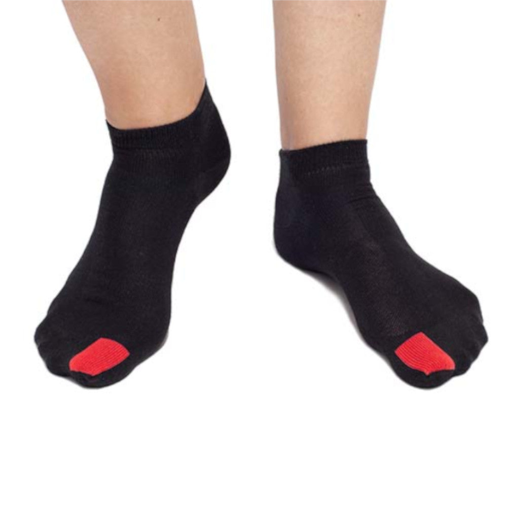 plus12socks Cotton Sneakers Kurz Schwarz