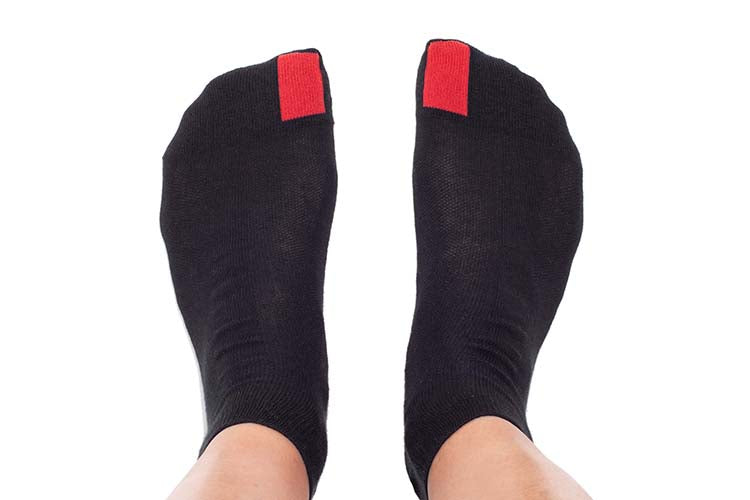 plus12socks Cotton Sneakers Kurz Schwarz